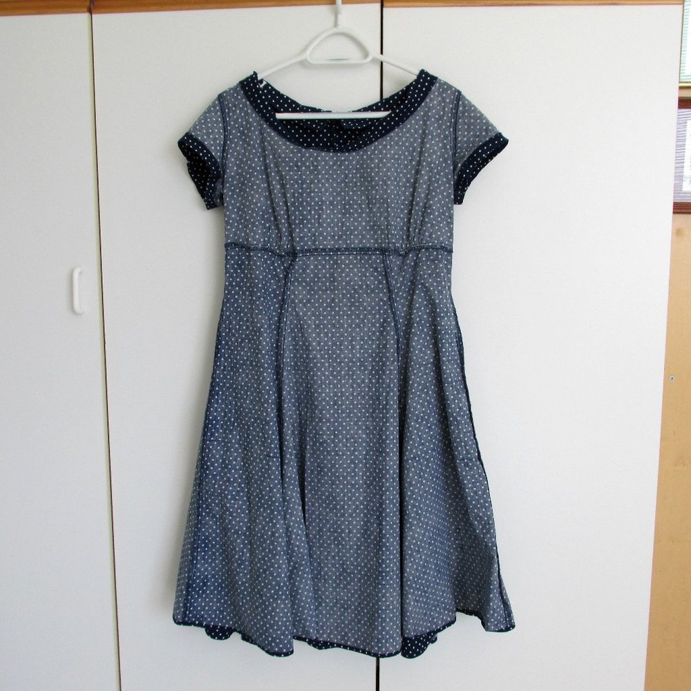 Heartbreaker Navy Blue "Beverly" 1950s-Style Dress - Picture 9 of 10